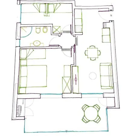 Apartment Flat With Pool Access And Terrace *